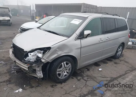 2006 Honda Odyssey Ex-L z USA, uszkodzony, nr VIN 5FNRL38786B450426